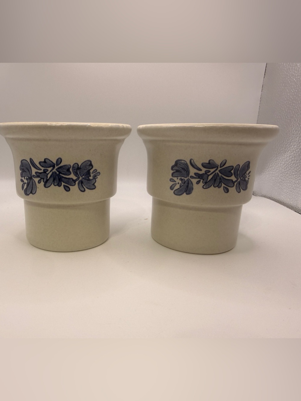 Pfaltzgraff Yorktowne vintage tea light holders set of 2